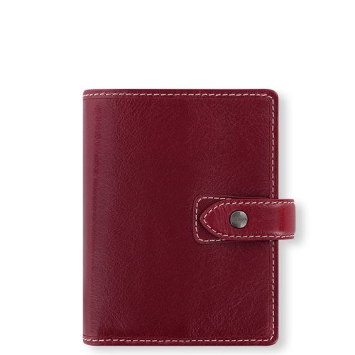 Malden Pocket Leather Organizer in Burgundy