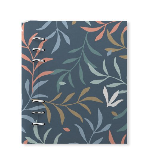 Clipbook Botanical A5 Refillable Planner Blue