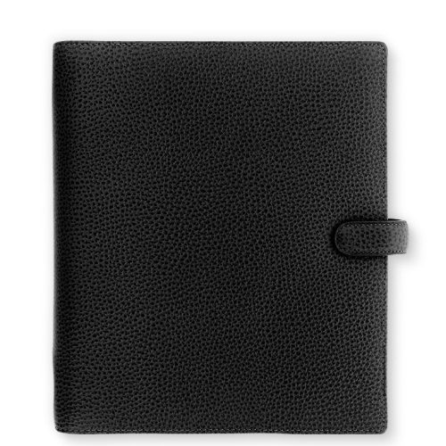 Finsbury A5 Organizer Black Leather