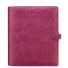 Finsbury A5 Organizer Raspberry Leather