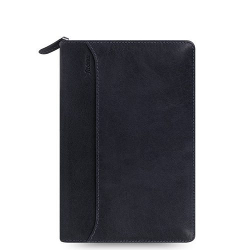 Lockwood Zip Personal Organizer Navy Leather