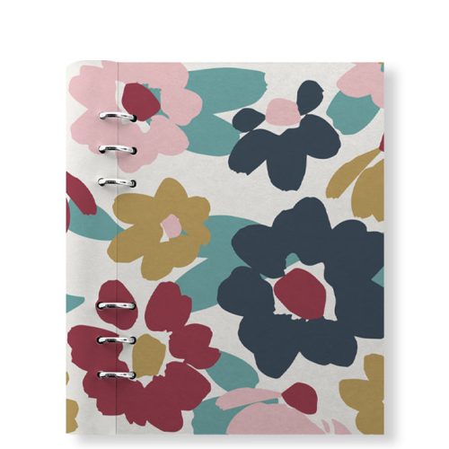 Clipbook Floral A5 Refillable Planner Bloom White