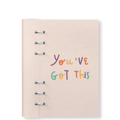 Clipbook Quotes Personal Refillable Planner You've got this