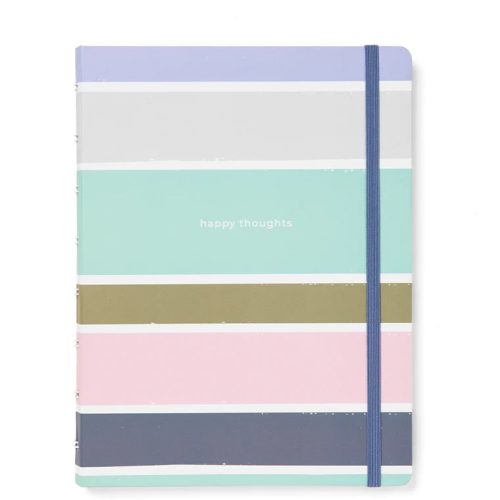 Filofax Good Vibes A5 Refillable Notebook - Stripes Design