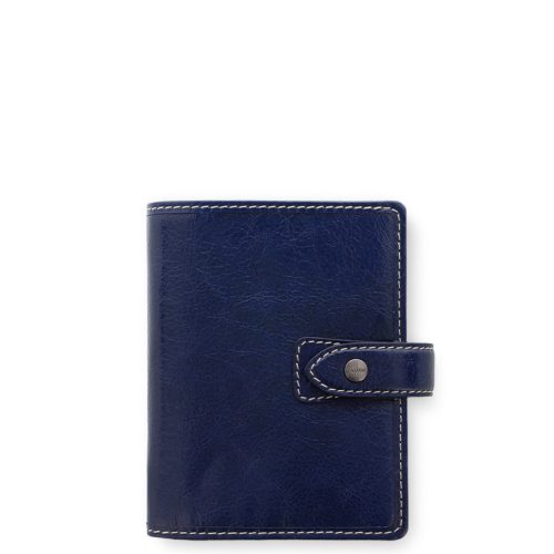 Malden Pocket Organizer Navy Leather