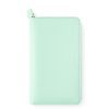 Saffiano Personal Compact Zip Organizer Neo Mint