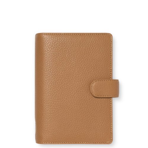 Norfolk Personal Leather Organizer in Almond