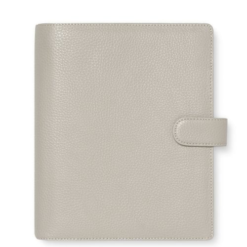 Filofax Norfolk A5 Leather Organizer in Beige Taupe