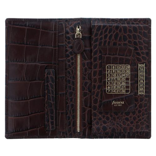 CLASSIC CROC TRAVEL WALLET extra hover