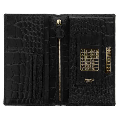 CLASSIC CROC TRAVEL WALLET extra hover X