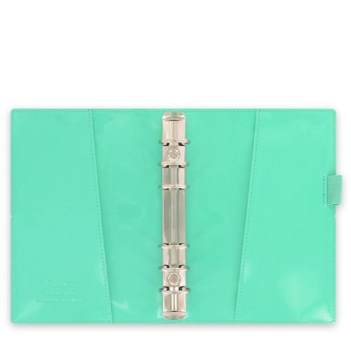 filofax domino patent personal turquoise alt 2 1 1 2 2 1