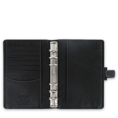 filofax holborn personal black open 1 2 1