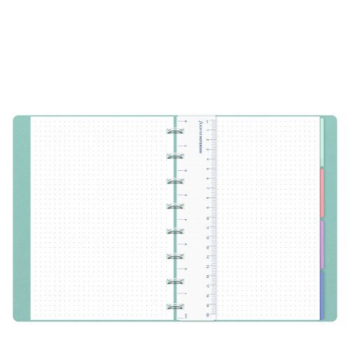 filofax notebook dotted a5 duck egg