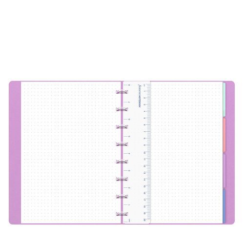 filofax notebook dotted a5 orchid 1