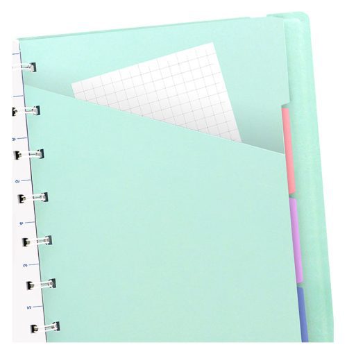 filofax notebooks duck egg index