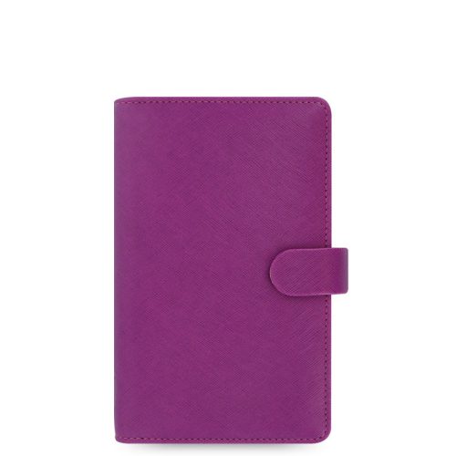 Saffiano Personal Compact Organizer Raspberry