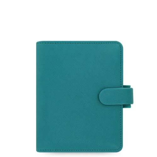 Saffiano Pocket Organizer Aquamarine