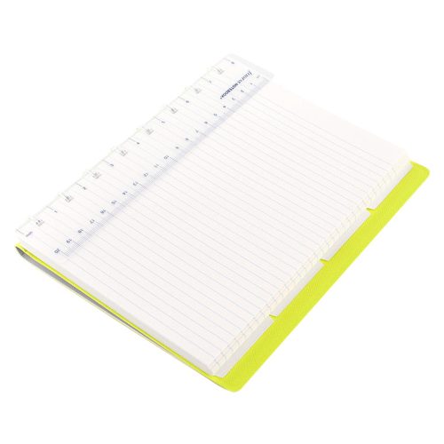 notebook saffiano fluoro a5 folded